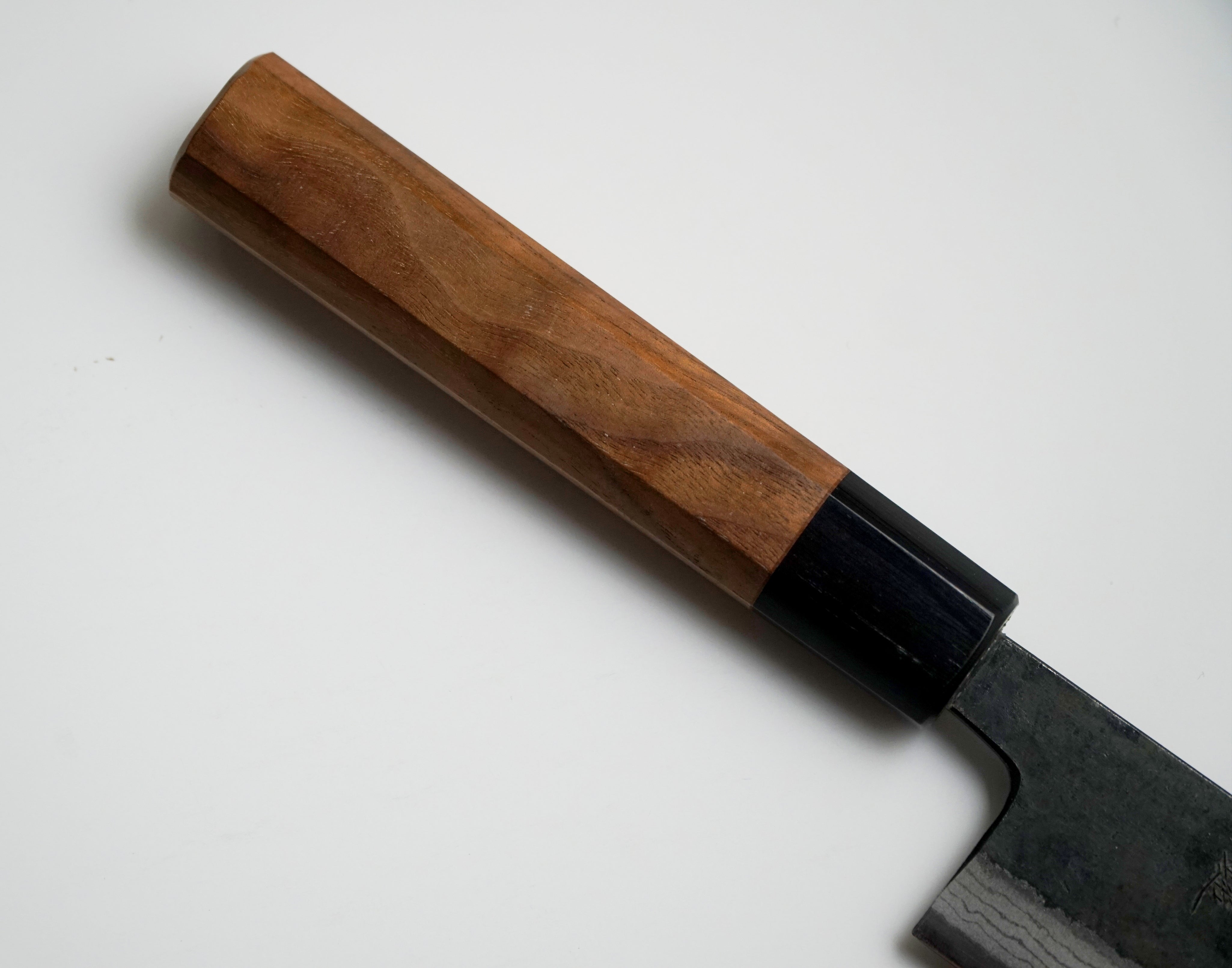 Yoshimune Hamono - Kurouchi Aogami Blue2 - Santoku 180mm
