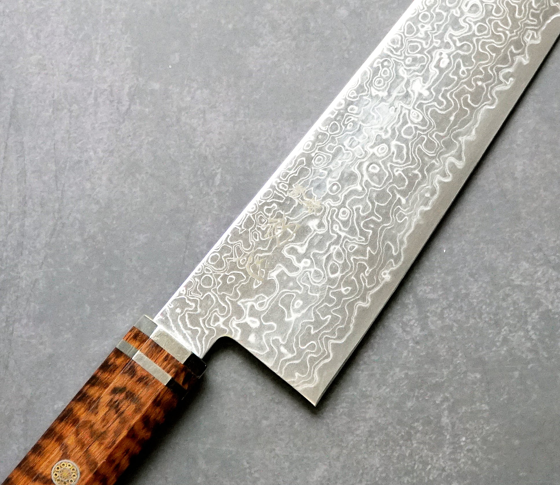 HATSUKOKORO - Ryuhyo Damaszk Migaki - SG2 - Kiritsuke Gyuto 240mm