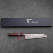 GYUTO - Senko Sorozat - Padukfa Türkiz Betéttel - R2/SG2 - 210mm