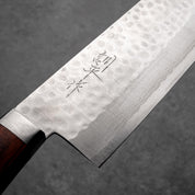 NAKIRI - Damaszk - Kalapált BARNA  markolattal - VG-10 - 165mm