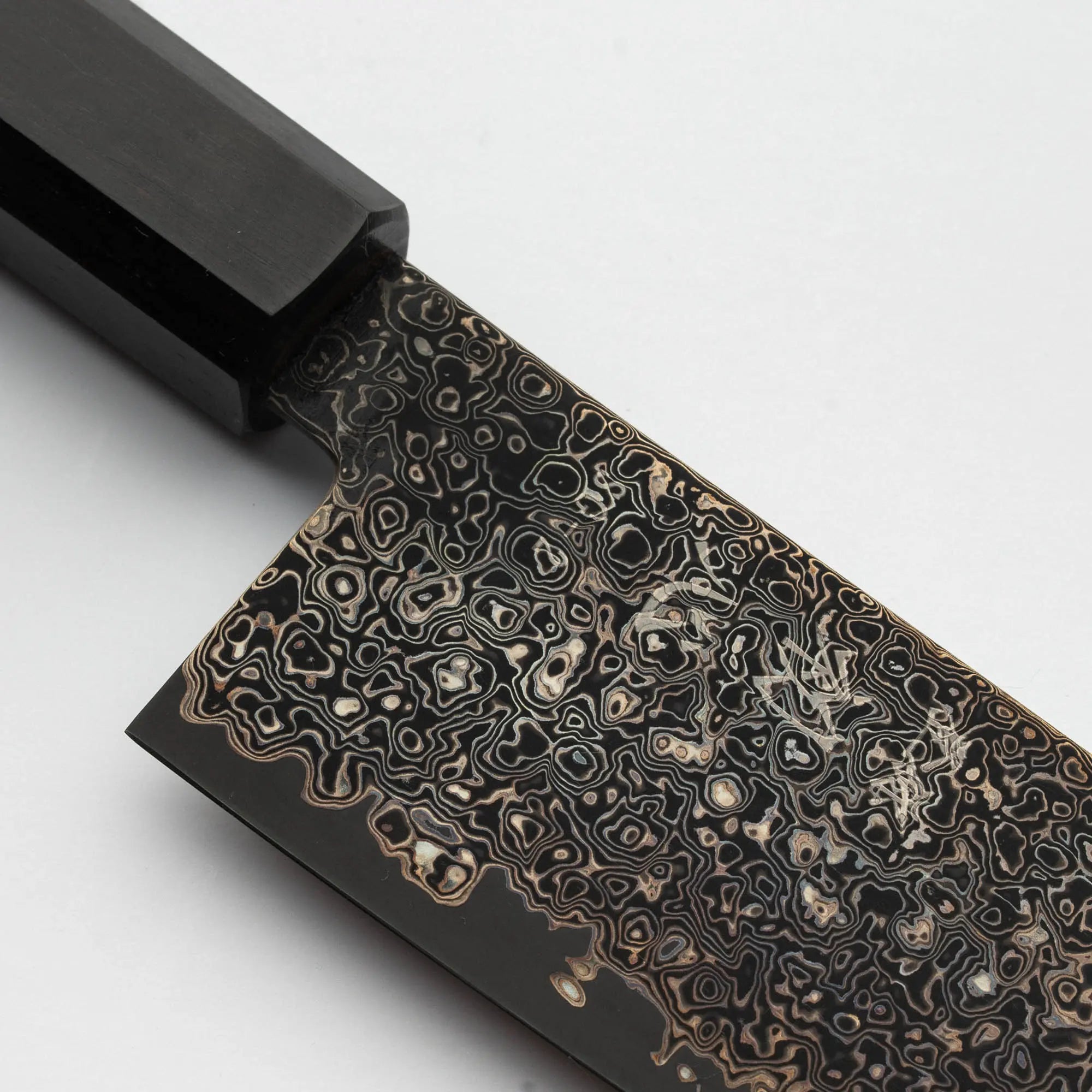 HATSUKOKORO - Saihyo - SG2 - Kurozome - Nickel Damascus - Gyuto - 210mm