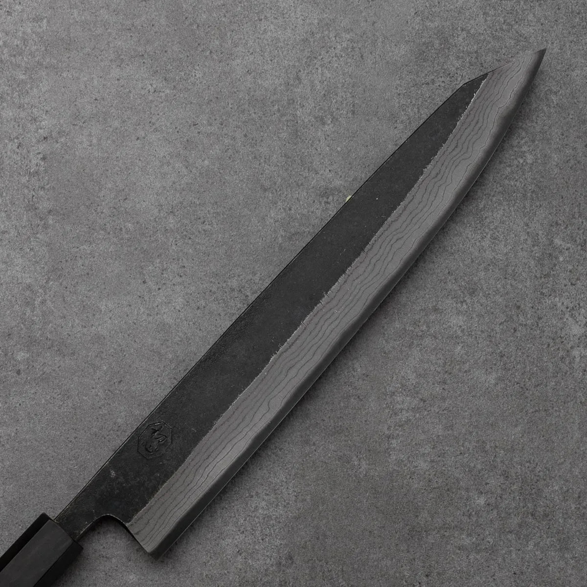 Kiritsuke SUJIHIKI - Kumokage Sorozat - Damaszk - Teakfa - Aogami Blue #2 - 250mm