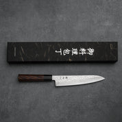GYUTO - VG-10 - Damaszk - Ébenfa-vizibivalyszarv gallér- 210 mm
