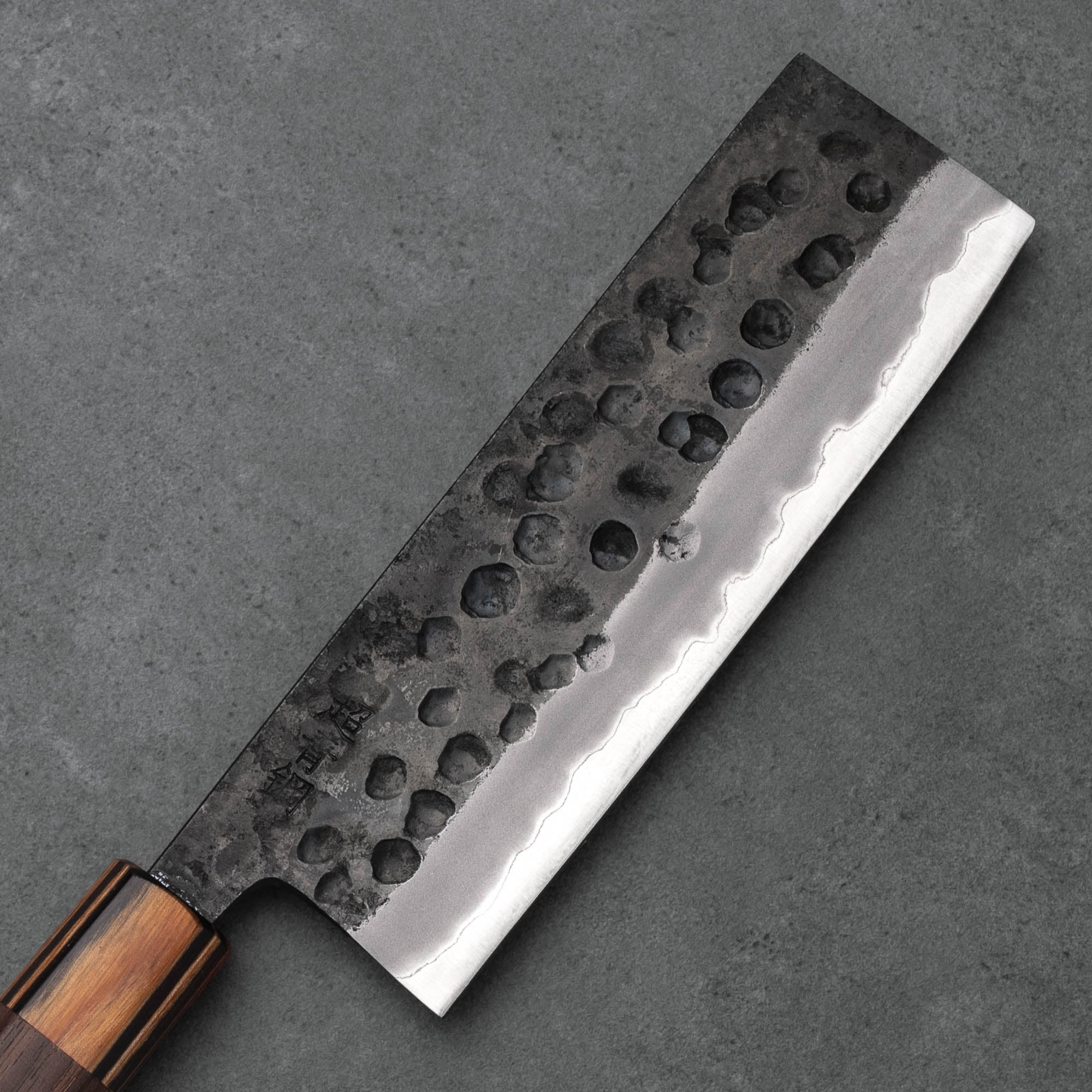 NAKIRI - Aogami Super - Kalapált - Dió - 165 mm
