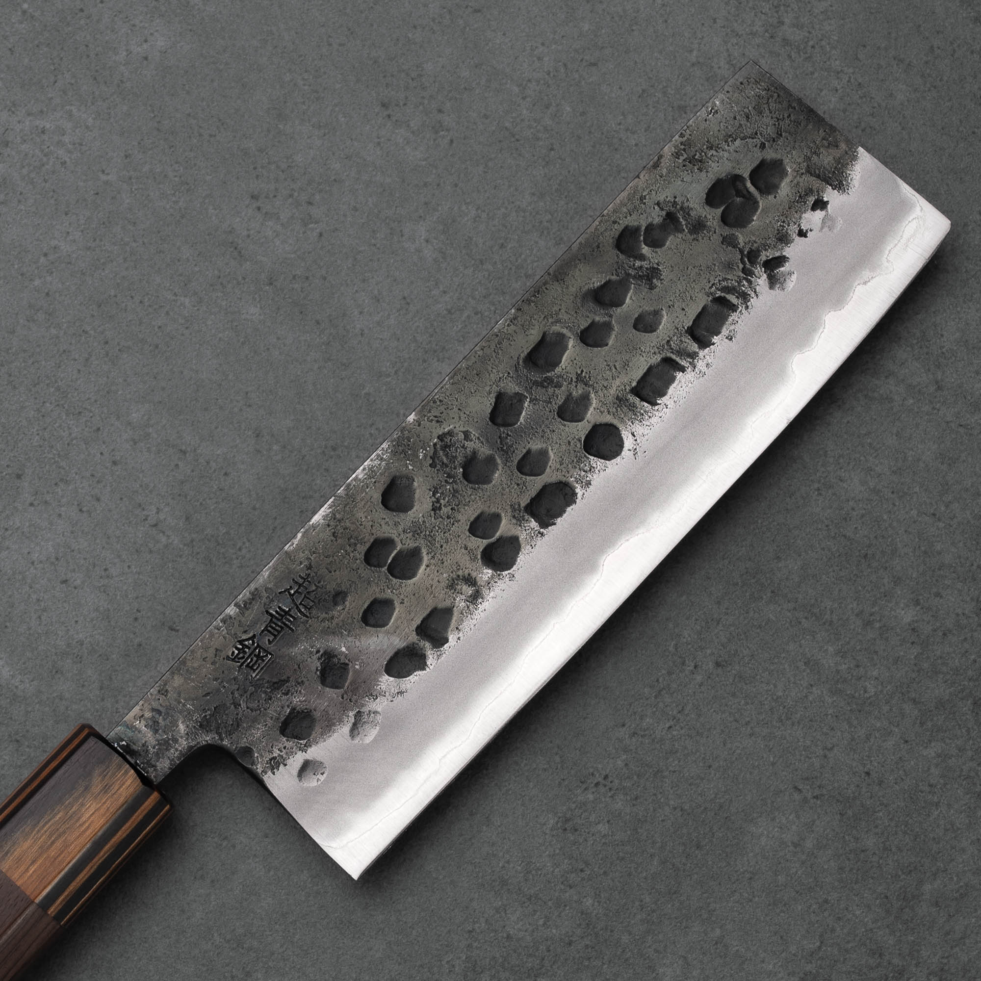 NAKIRI - Aogami Super - Kalapált - Dió - 165 mm