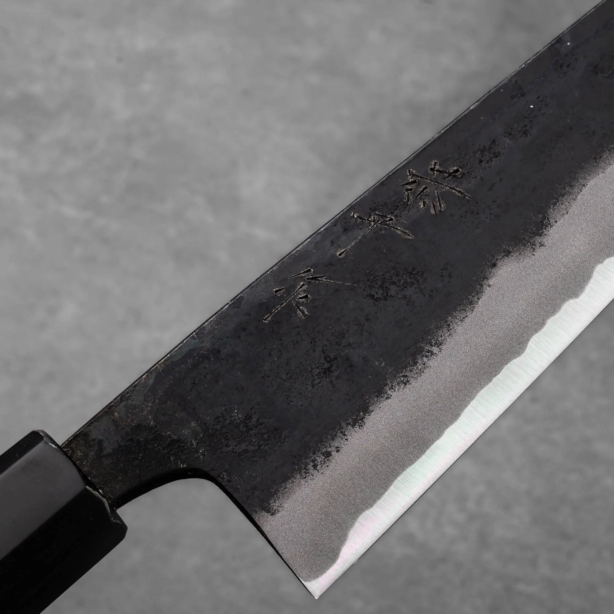 Kyohei Shindo SANTOKU - Aogami/Blue #2 - Magnólia+Bivalyszarv - 165 mm