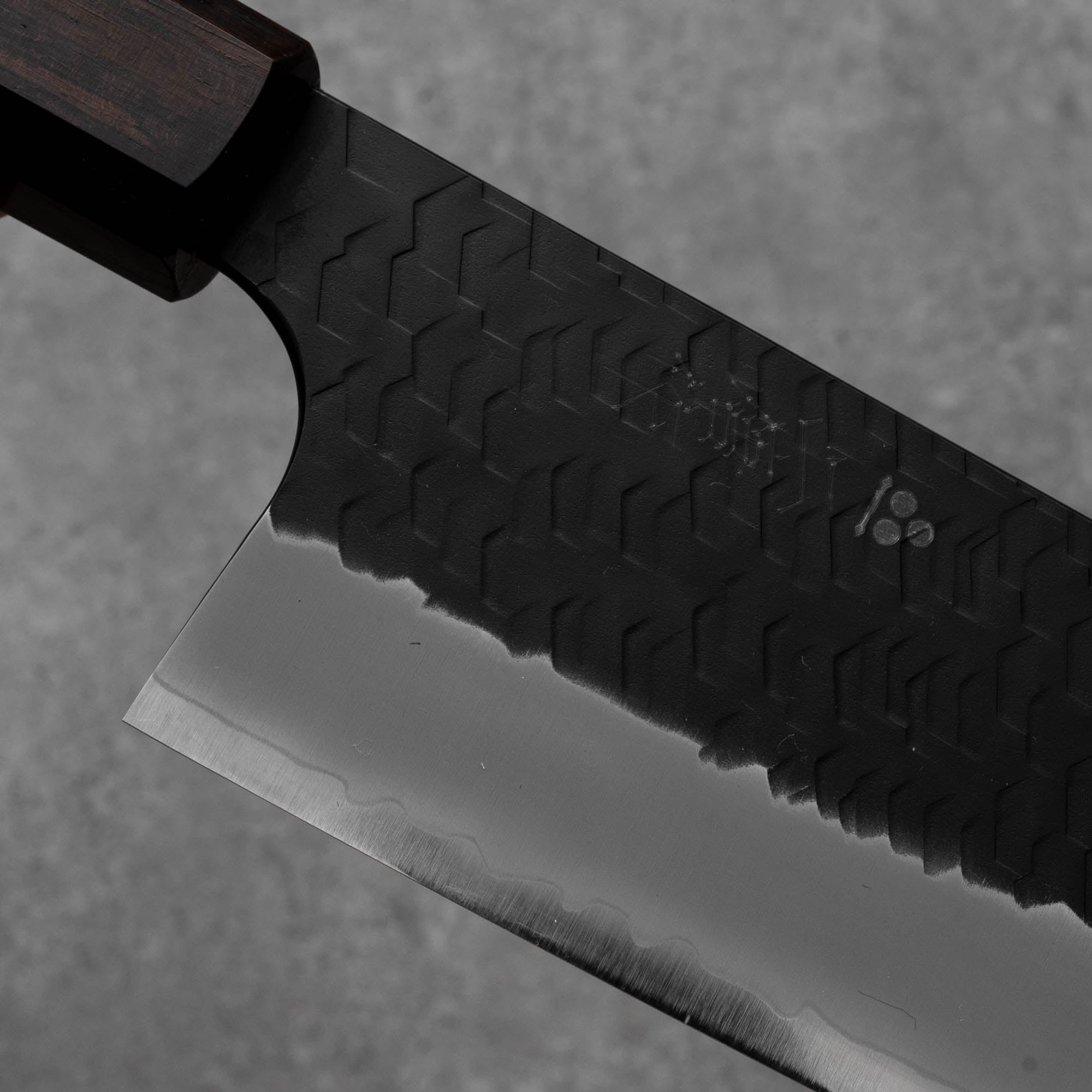 Nigara SG2 Kurouchi Tsuchime Nakiri 180 mm