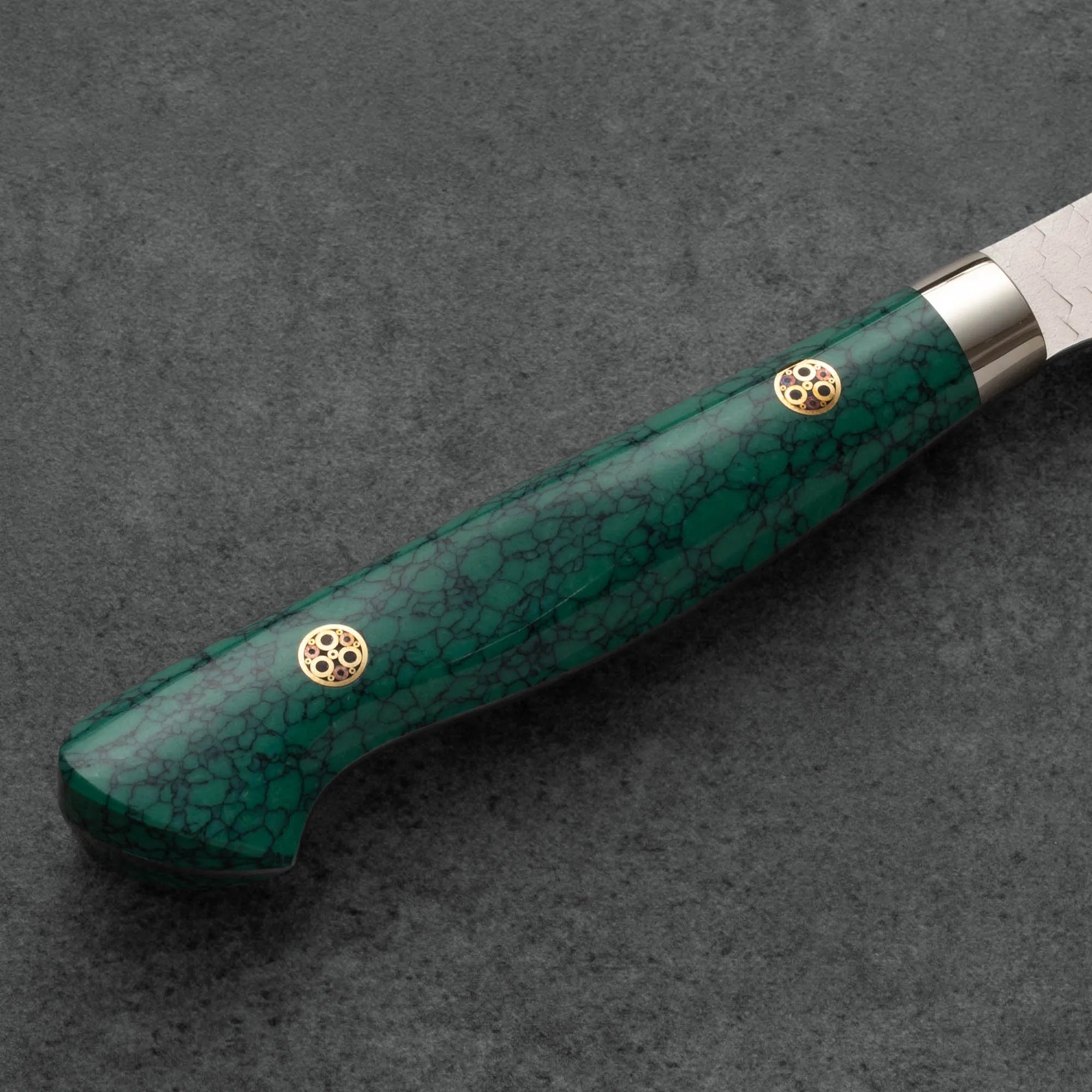 Nigara SG2 Migaki Tsuchime Kiritsuke Petty Turquoise 150 mm