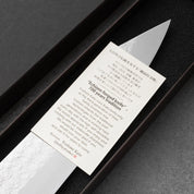 Yoshimi Kato SG2 Minamo Kiritsuke Gyuto Blue 210 mm