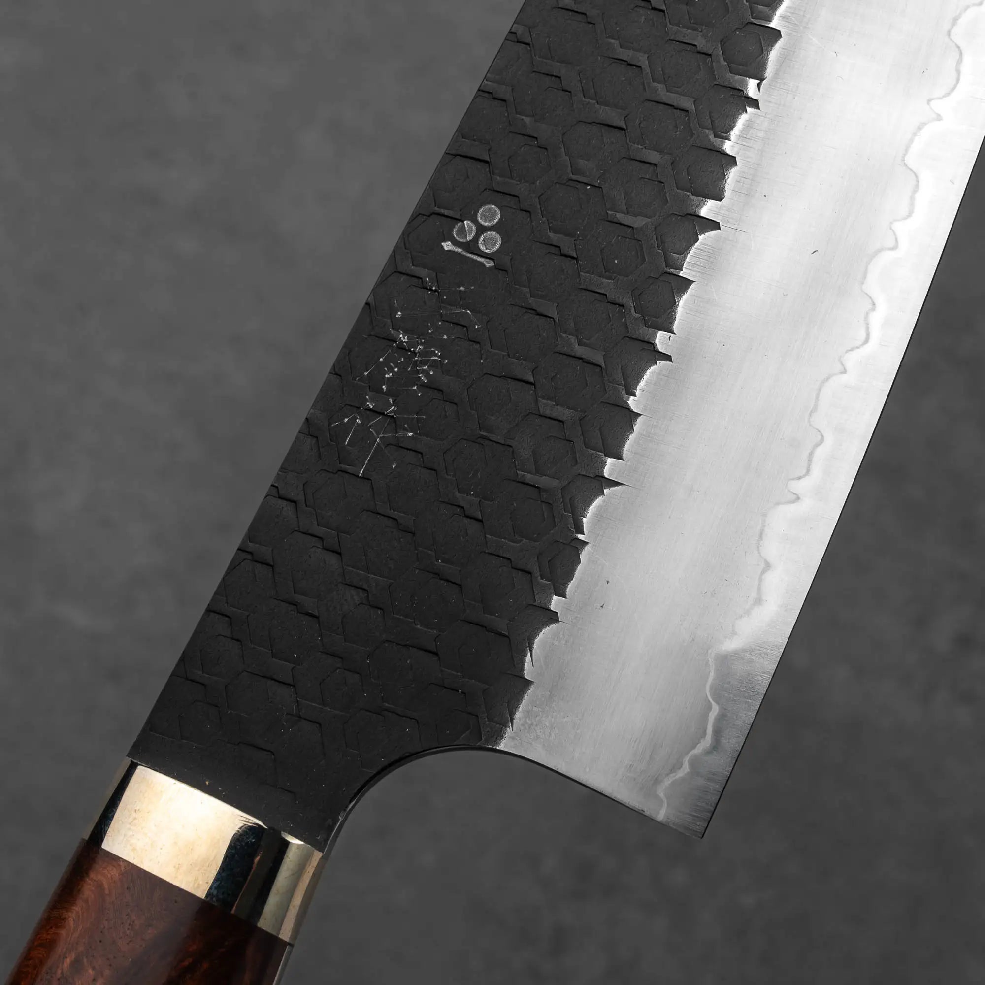 SANTOKU - R2/SG2 - Tsuchime Kurouchi - Vasfa - 180mm