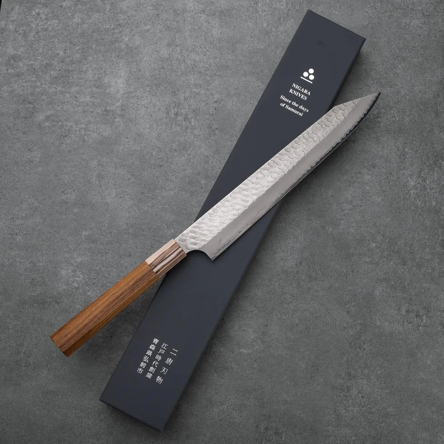 KIRITSUKE SUJIHIKI - Kurouchi Tsuchime - R2/SG2 - 255mm