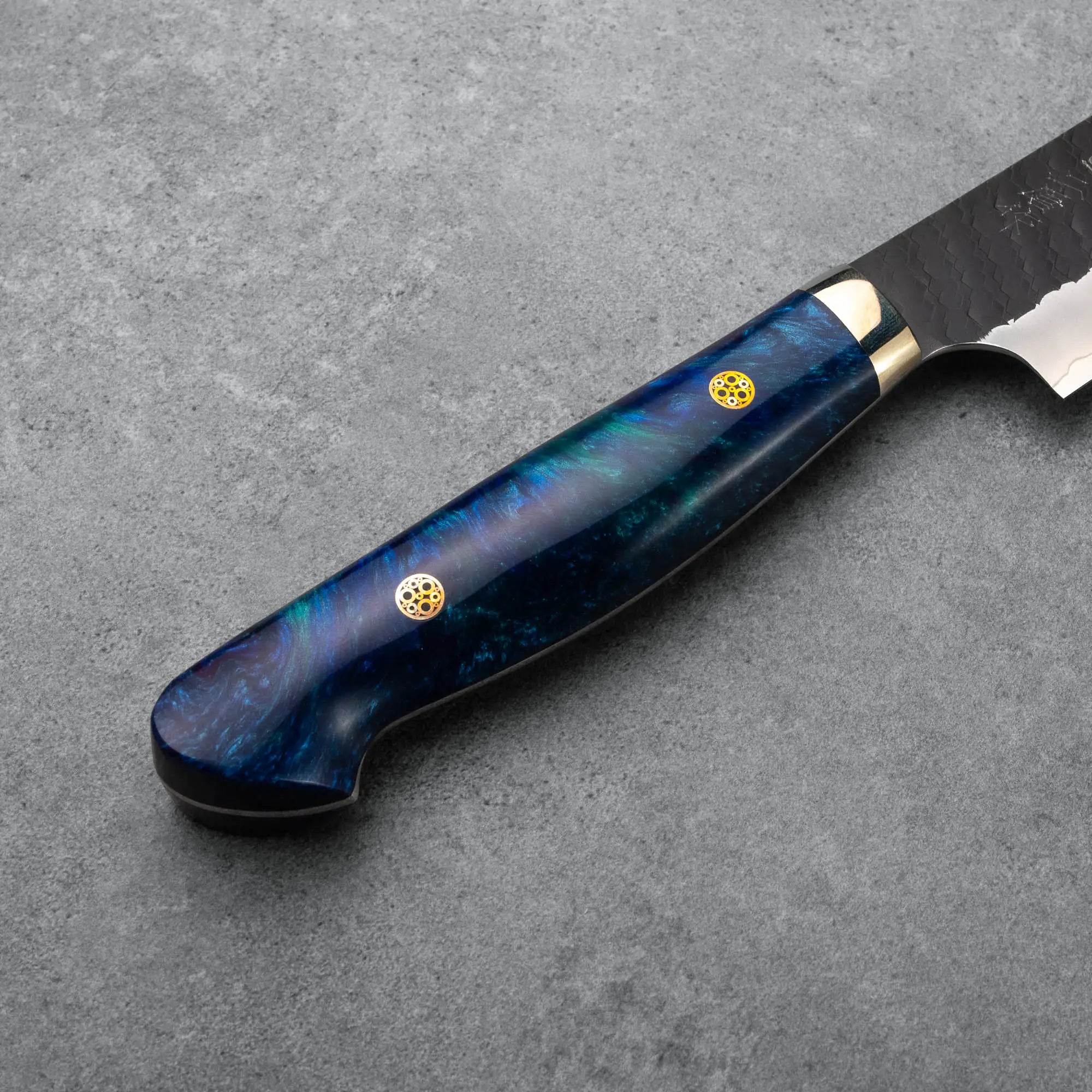 KIRITSUKE SUJIHIKI - R2/SG2 - Tsuchime Kurouchi - Polírozott Akril - 255 mm