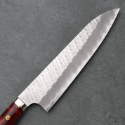 GYUTO - R2/SG2 - Matt Migaki Tsuchime - Polírozott Akril 2 - 210 mm