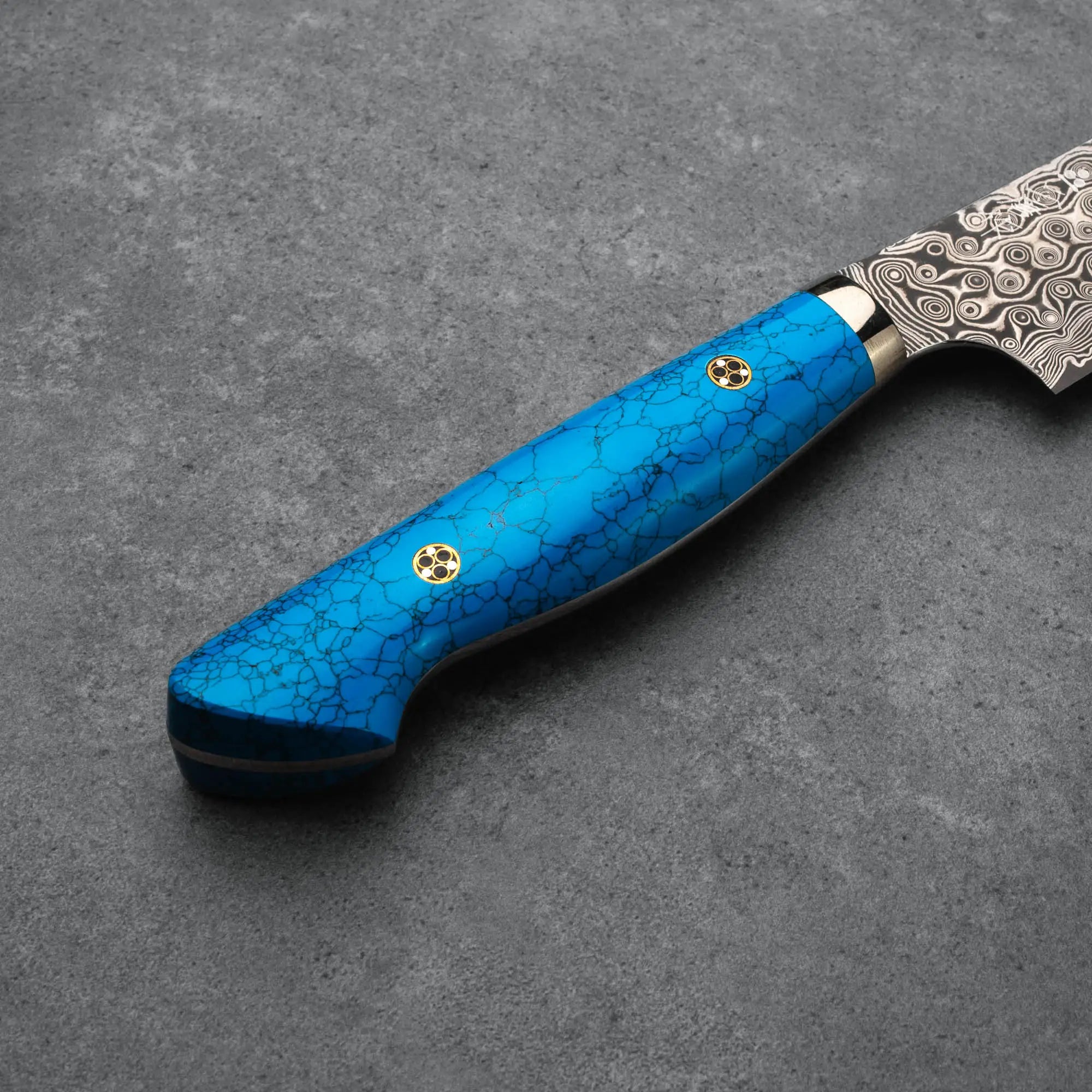 SUJIHIKI - R2/SG2 - "Anmon" sorozat - Polírozott Kék Türkiz - 300 mm
