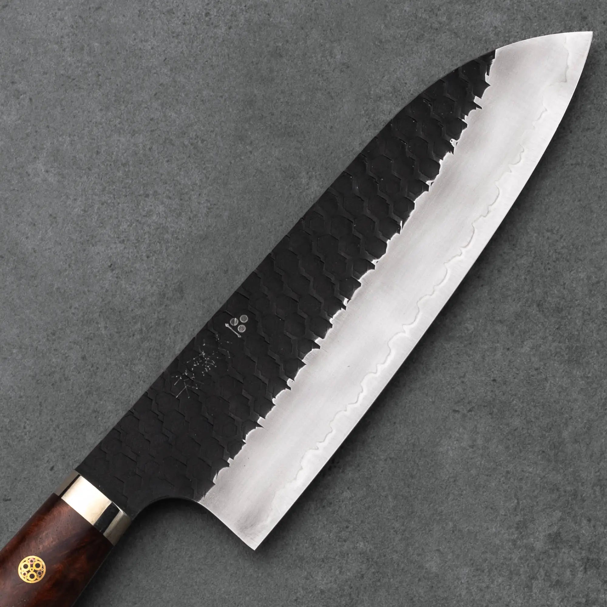 SANTOKU - R2/SG2 - Tsuchime Kurouchi - Vasfa - 180mm
