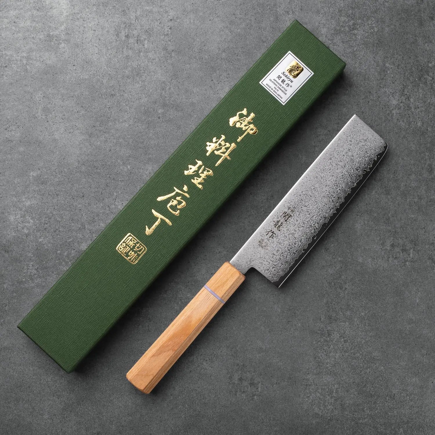 NAKIRI - Damaszk, polírozott - VG10 - 175mm