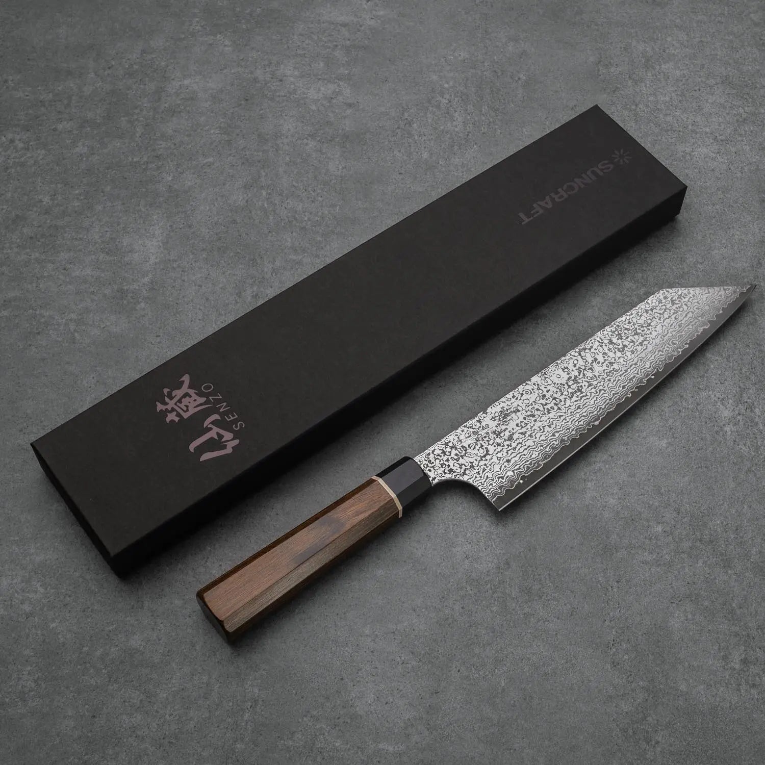 KIRITSIKE GYUTO - VG-10 - Nikkel Damaszt - 200 mm