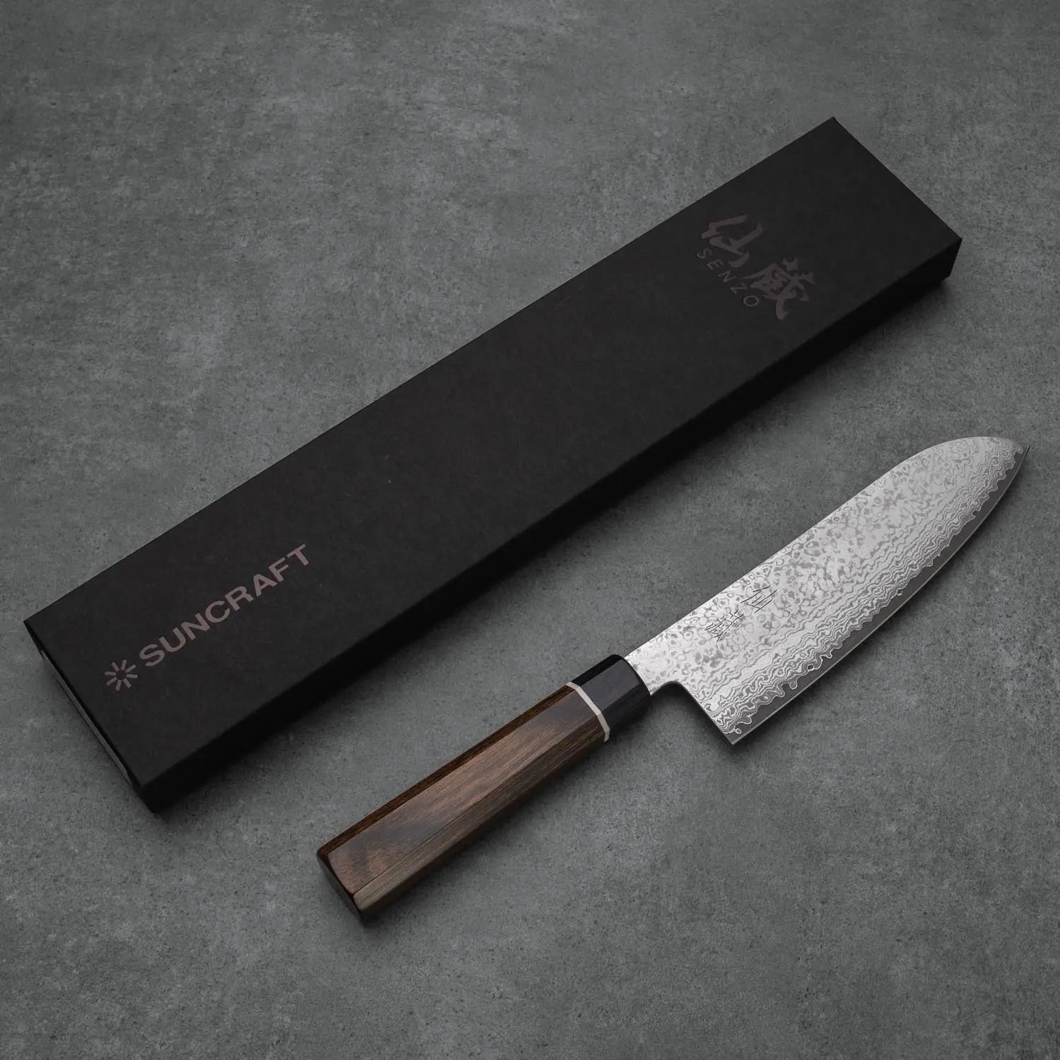 SANTOKU - VG-10 - Nikkel Damaszt - 165 mm