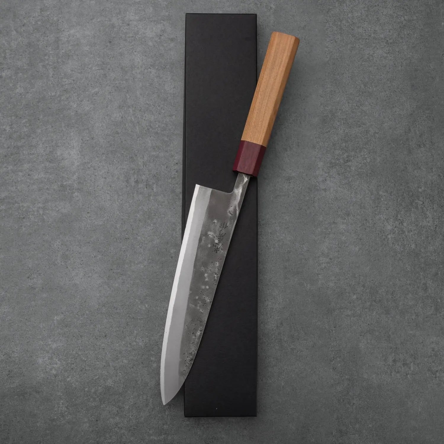 GYUTO - Nashiji sorozat - Cseresznyefa - Blue 2 - 210mm
