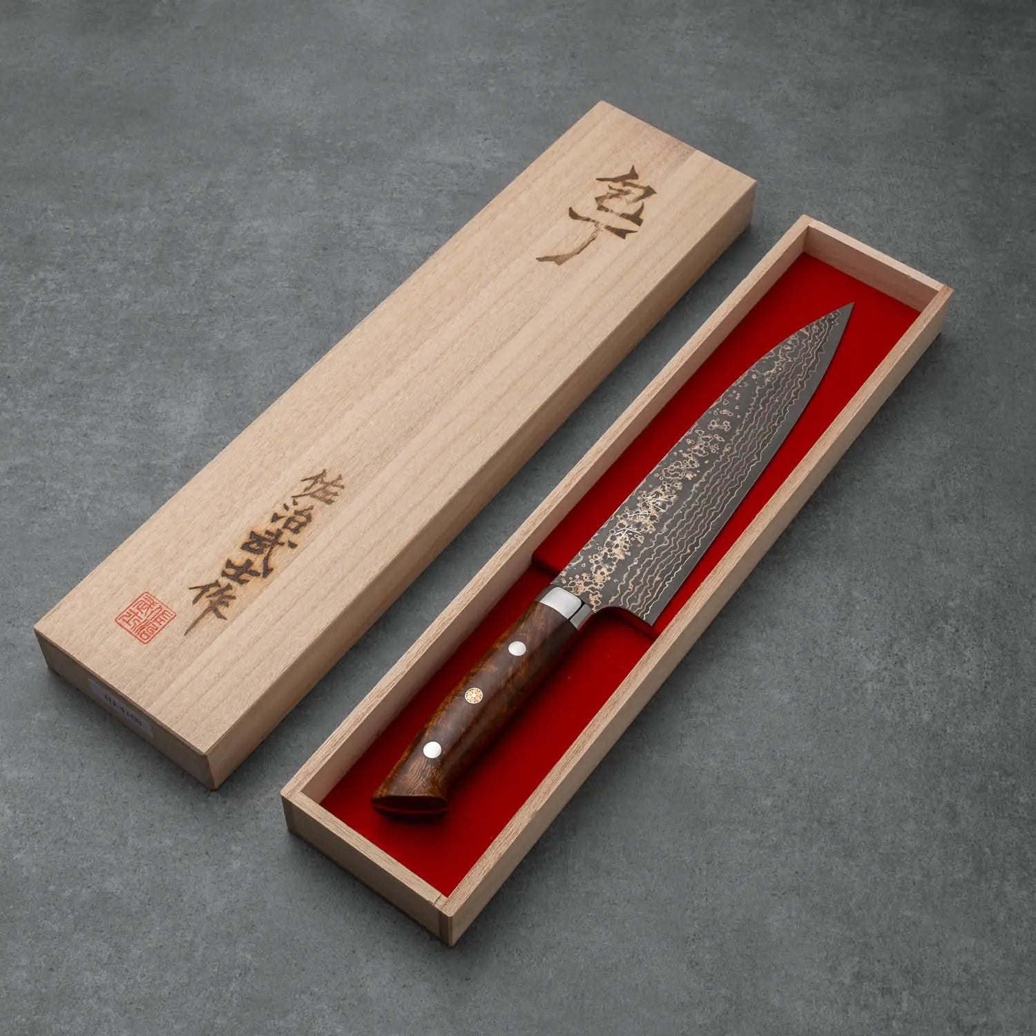 GYUTO - Szivárvány Damaszt - Vasfa - VG10 - 210mm