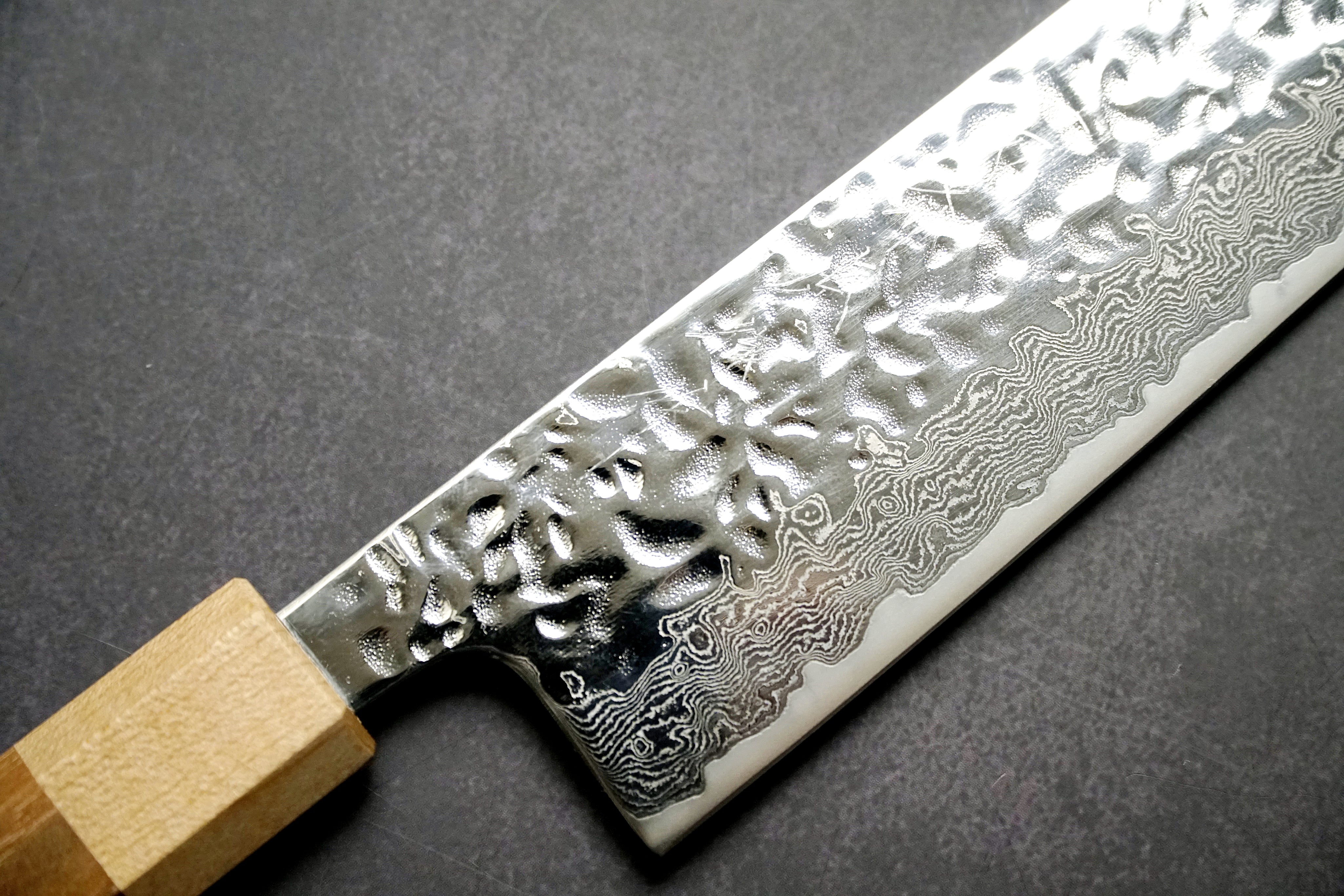 Takahashikusu AUS-10 Kiritsuke Gyuto 210mm - fényes
