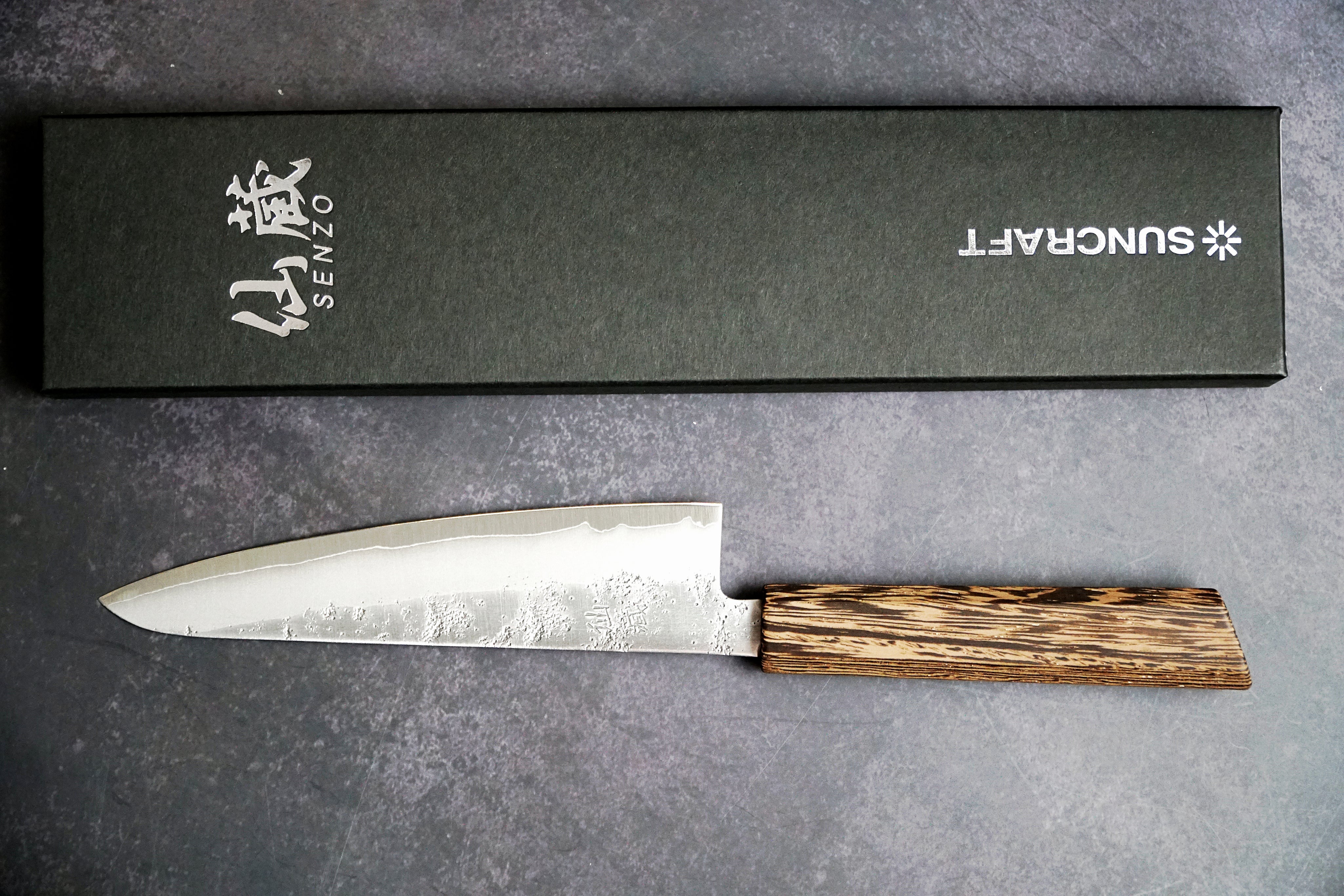 Suncraft - SENZO Retro - Gin-san - Small Santoku 143mm