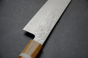 Ryusen - Fukakuryu Wa széria - ATS314 63 réteg damaszk - KIRITSUKE SANTOKU 170mm