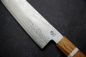Ryusen - Fukakuryu Wa széria - ATS314 63 réteg damaszk - KIRITSUKE SANTOKU 170mm