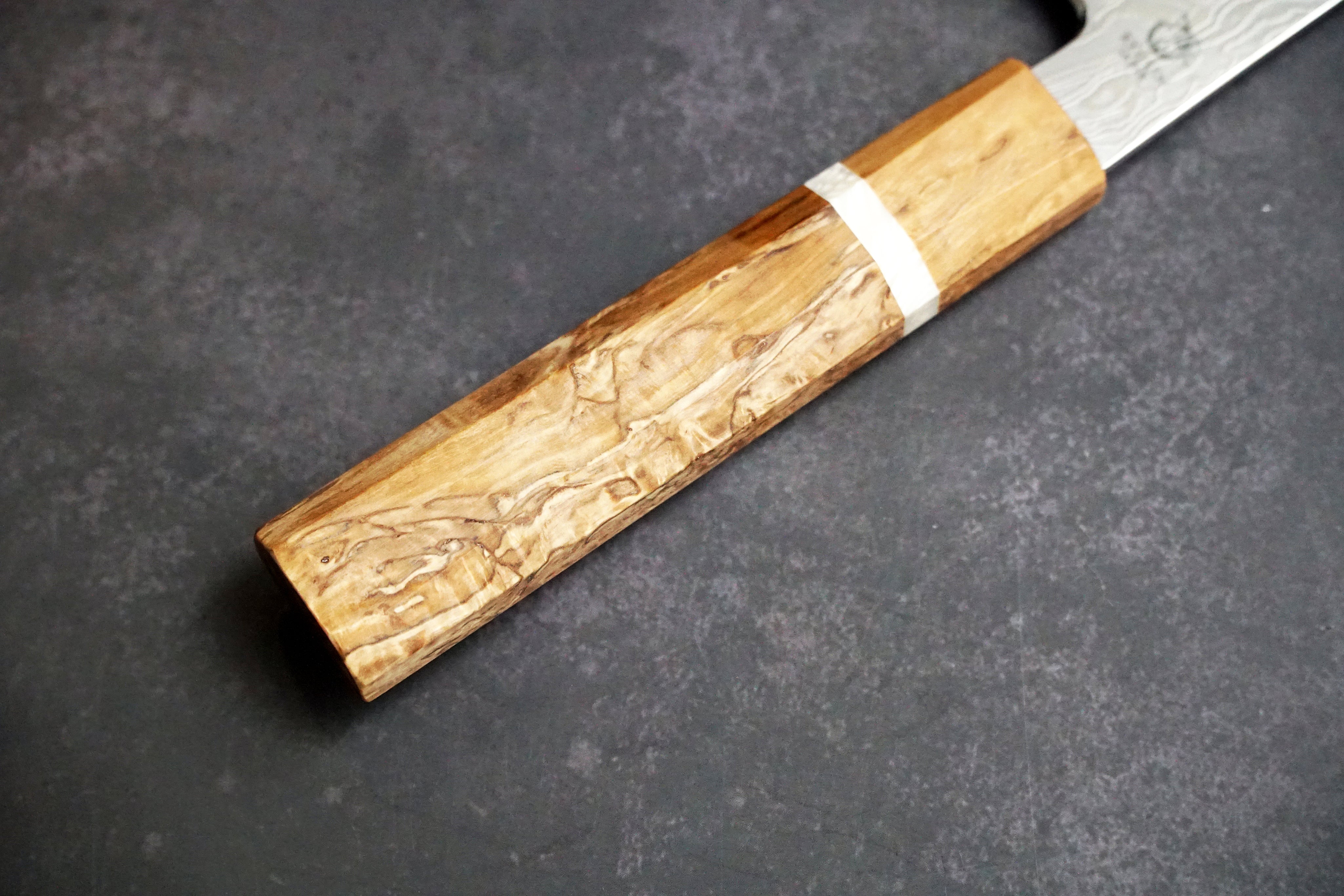 Ryusen - Fukakuryu Wa széria - ATS314 63 réteg damaszk - KIRITSUKE GYUTO 210mm