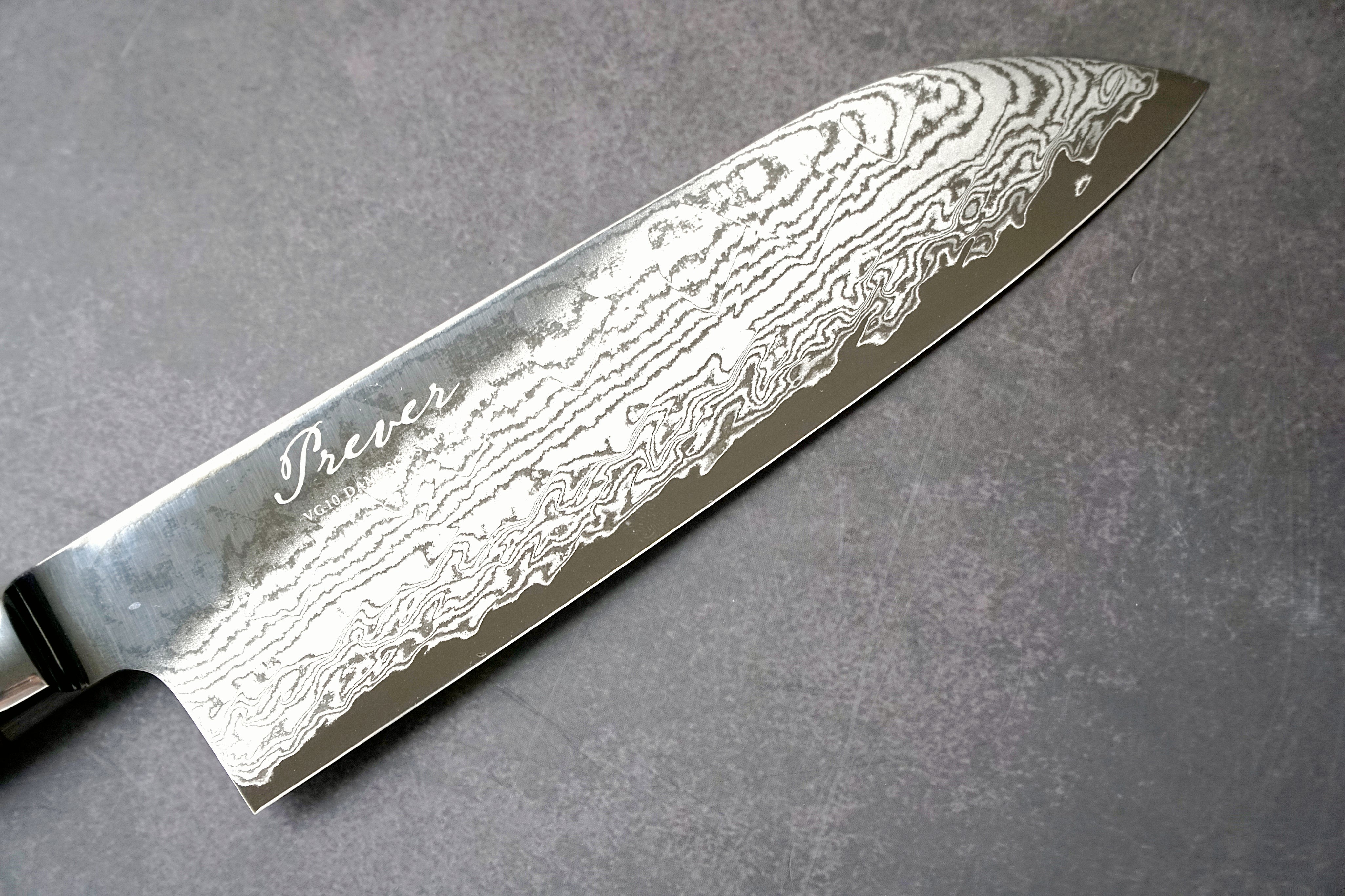 Ryusen - Prever széria - VG-10 - 67 réteg - SANTOKU 180 mm