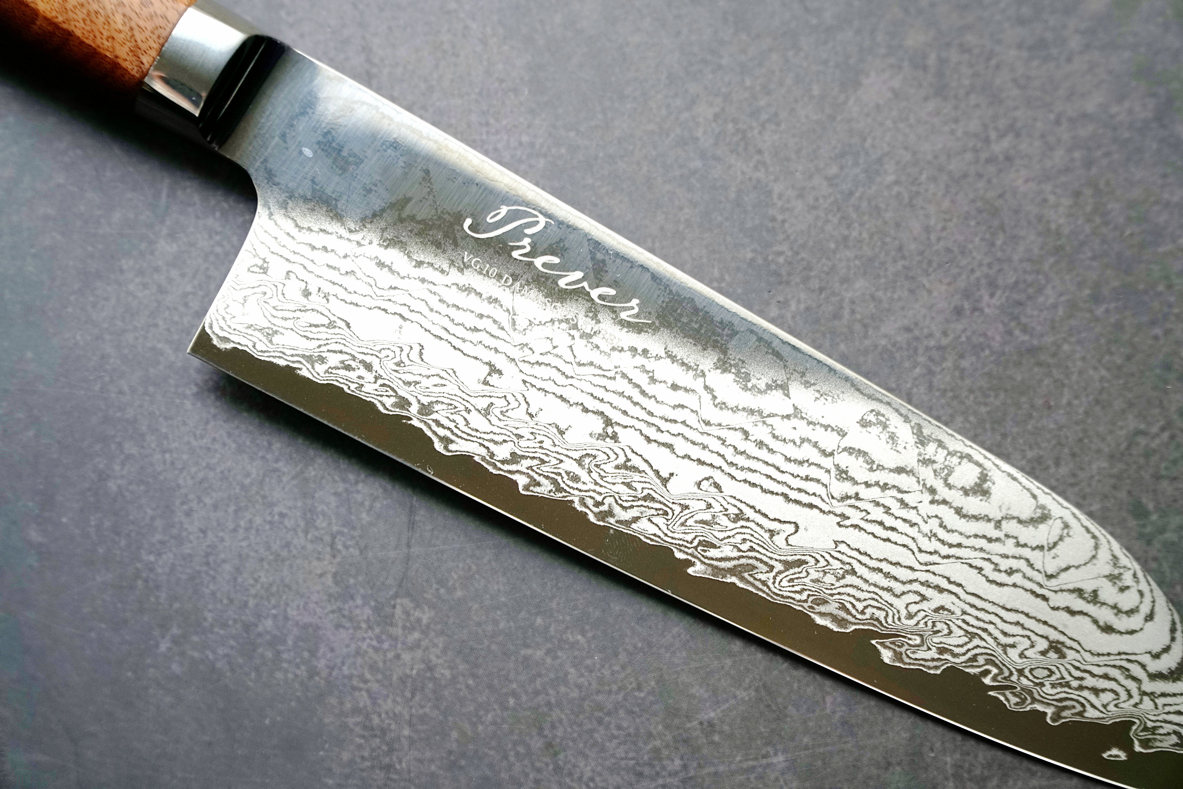 Ryusen - Prever széria - VG-10 - 67 réteg - SANTOKU 180 mm