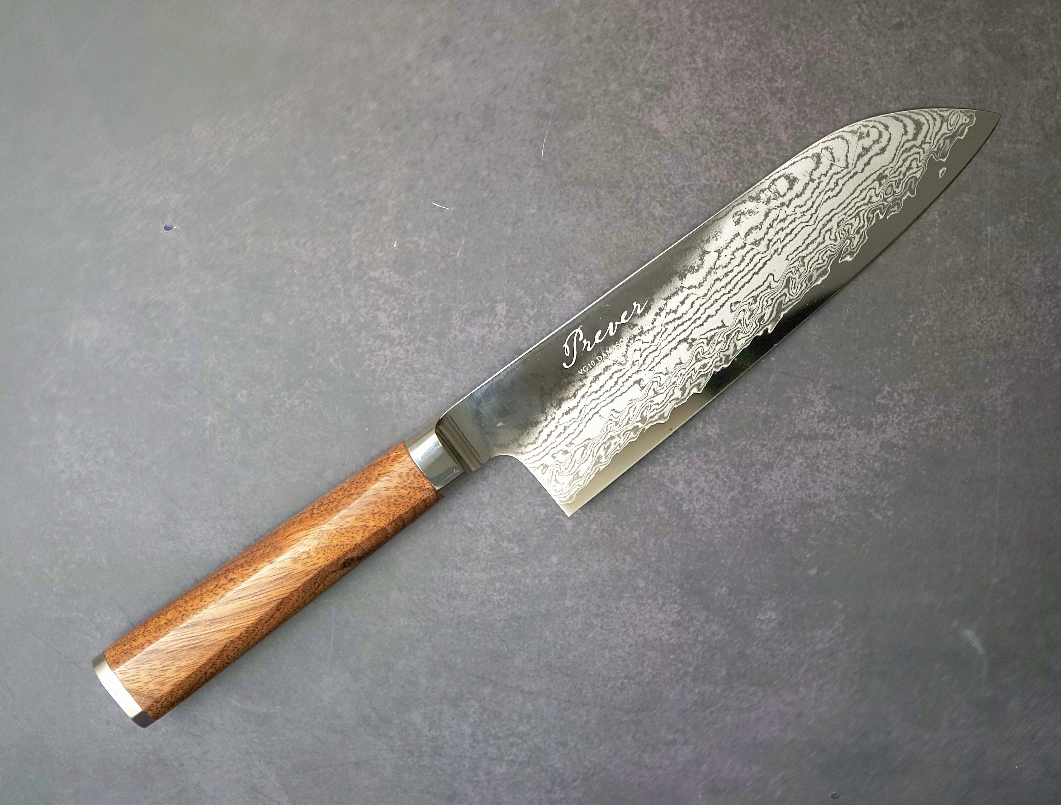 Ryusen - Prever széria - VG-10 - 67 réteg - SANTOKU 180 mm