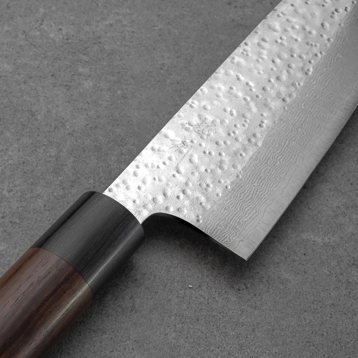 SANTOKU - STYLK-102 Sorozat - Damaszk - Szilvafa - VG10 - 165 mm