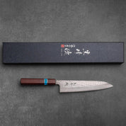 GYUTO - Senko Sorozat - Padukfa Türkiz Betéttel - R2/SG2 - 210mm