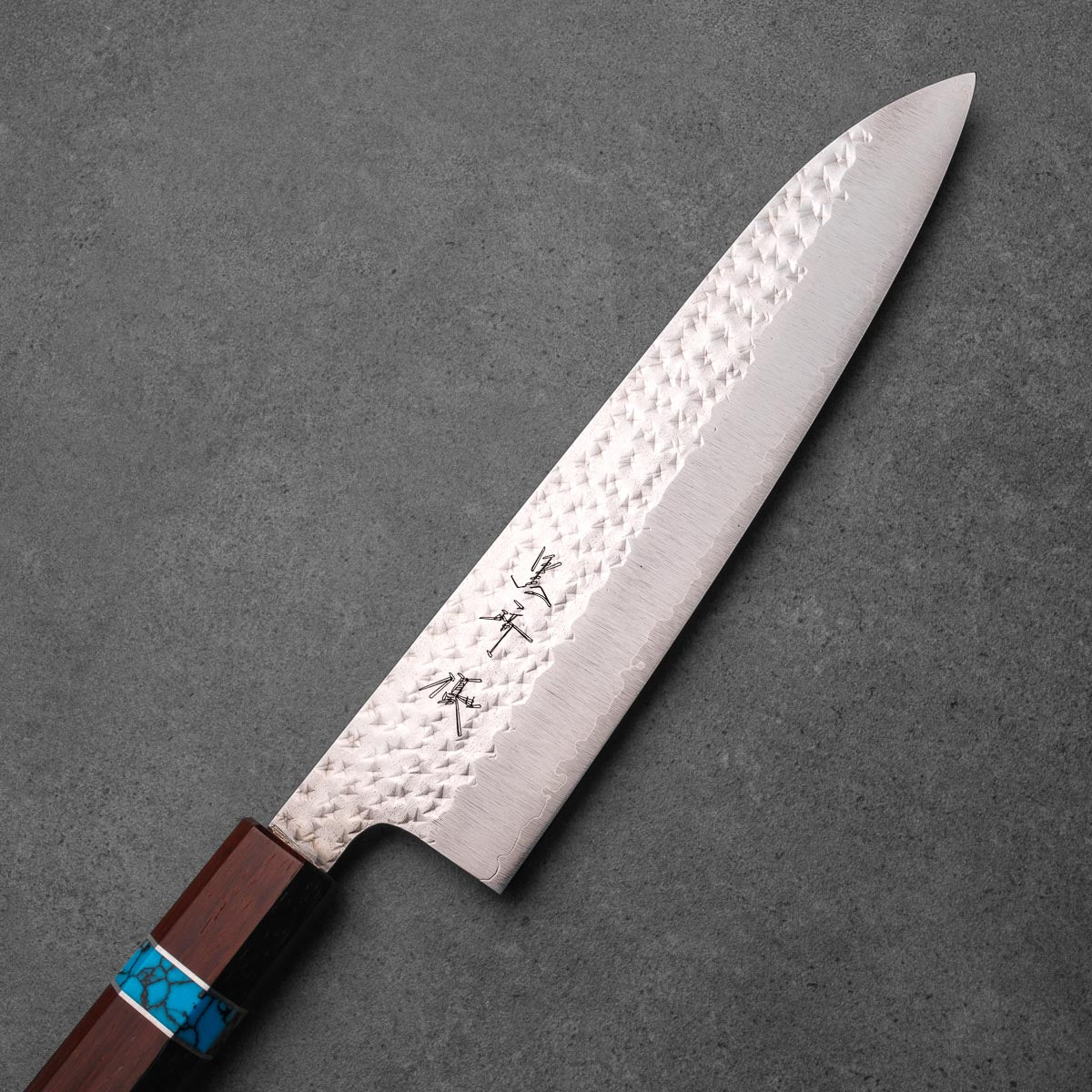 GYUTO - Senko Sorozat - Padukfa Türkiz Betéttel - R2/SG2 - 210mm