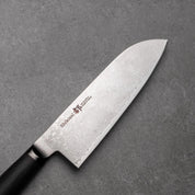 SANTOKU - Miyako Sorozat - Damaszk - Laminált fa - AUS8 - 165/180mm