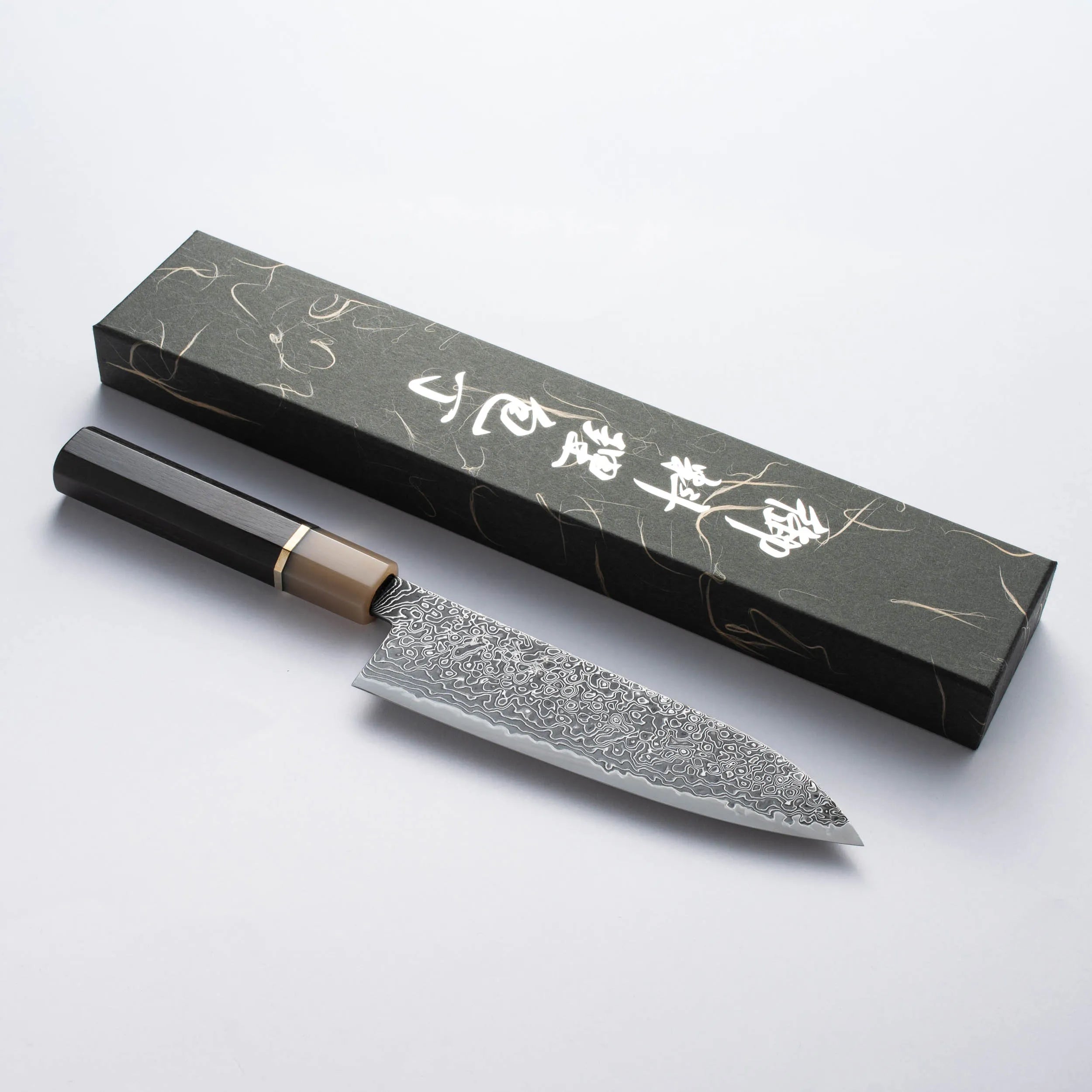 HATSUKOKORO - Rhyuhyo Kurozume Damscus - SG2 - SANTOKU - 180mm