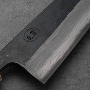 BUNKA - Kumokage Sorozat - Damaszk - Teak fa - Blue #2 - 180mm