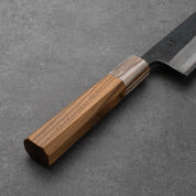 BUNKA - Kumokage Sorozat - Damaszk - Teak fa - Blue #2 - 180mm