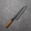 GYUTO - Kumokage Sorozat - Damaszk - Teakfa - Blue #2 - 240mm