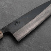 GYUTO - Kumokage Sorozat - Damaszk - Teak fa  - Blue #2 - 210mm