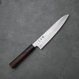 GYUTO - VG-10 - Damaszk - Ébenfa-vizibivalyszarv gallér- 210 mm