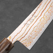 GYUTO - Blue #2 - Hayabusa Rainbow Damascus - Wenge - 210 mm