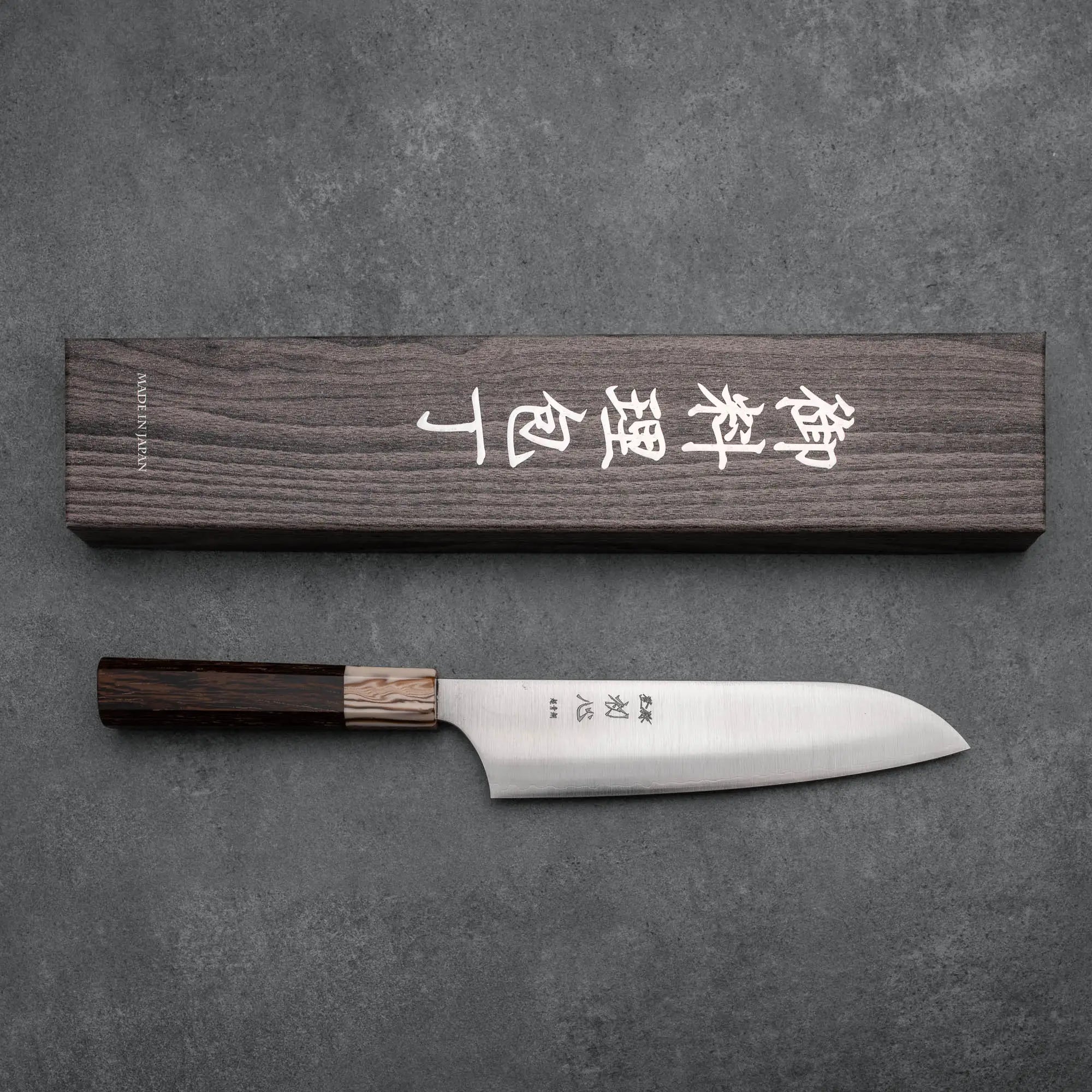 SANTOKU - Aogami Super - Migaki sorozat - Wenge - 180 mm
