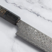 NIGARA - SG2 - Anmon Damascus - Kiritsuke SUJIHIKI / Szeletelő kés - 255 mm