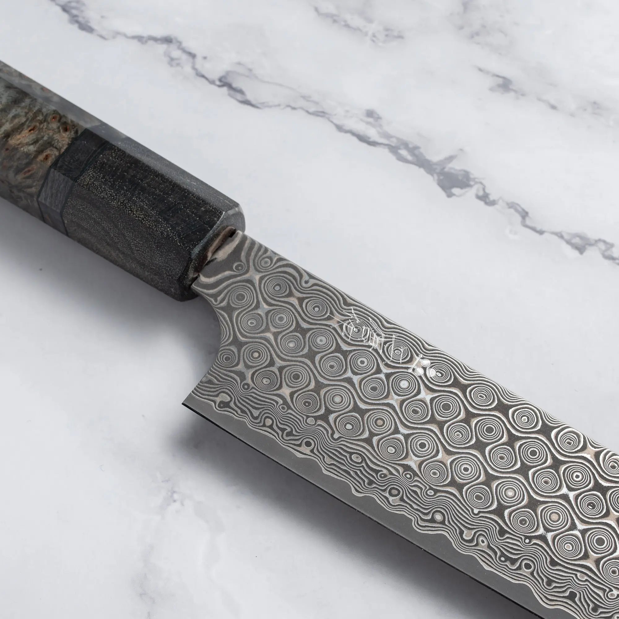 NIGARA - SG2 - Anmon Damascus - Kiritsuke SUJIHIKI / Szeletelő kés - 255 mm