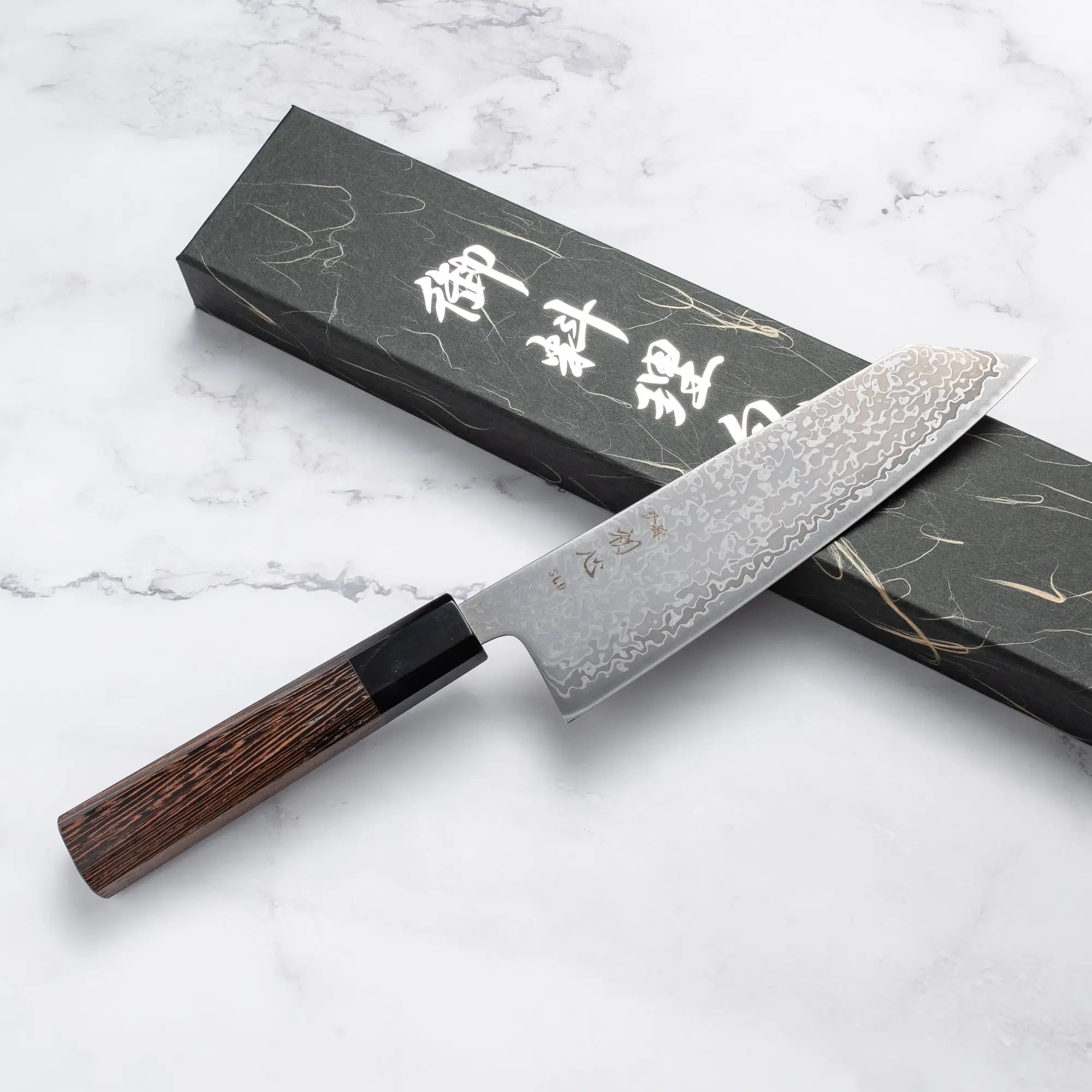 HATSUKOKORO - Hikari Damascus Kurozume - SLD - BUNKA - 170mm