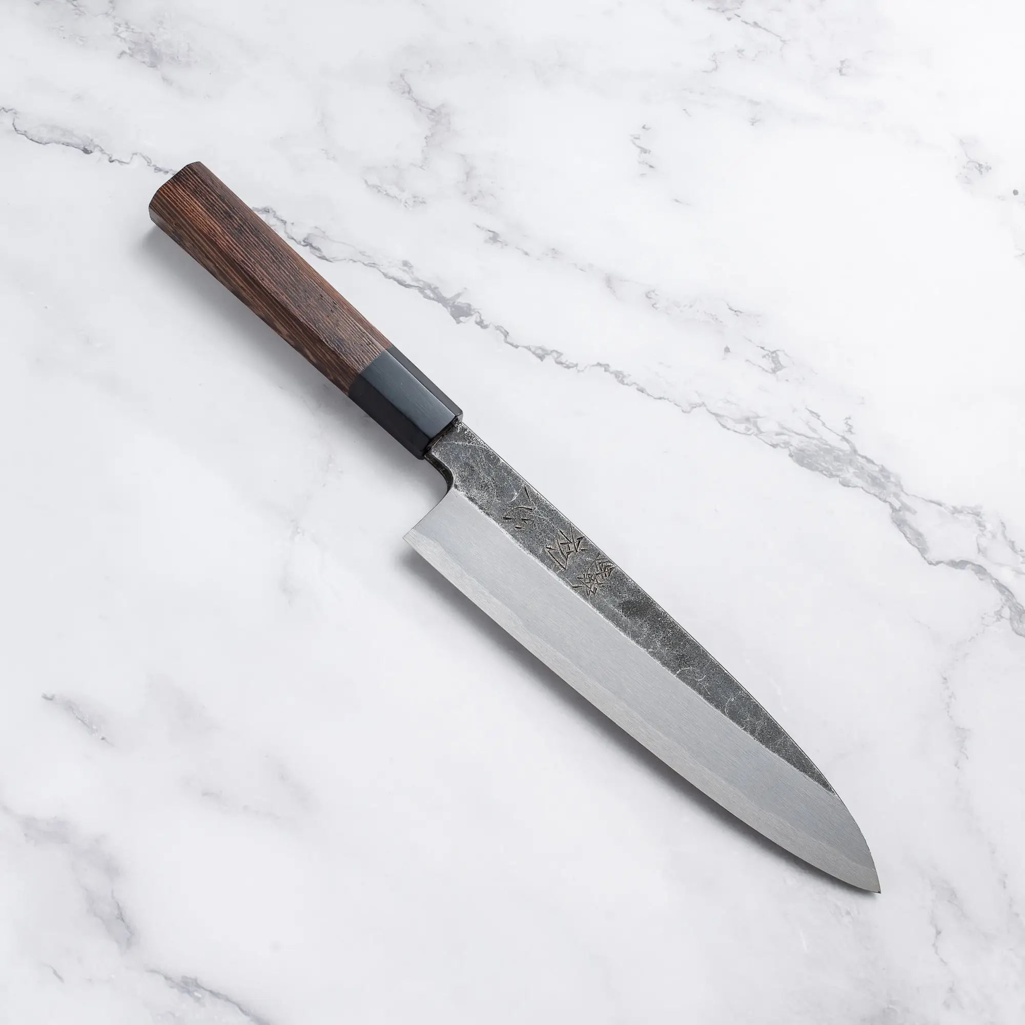 HATSUKOKORO - Sirasagi - Blue #2 - Kurouchi - EGYÉLŰ GYUTO - 210 mm