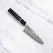 Takeshi Saji - VG10 - Damascus Black Finish - PETTY - 130 mm
