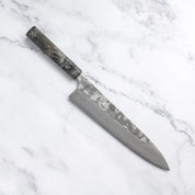 Takeshi Saji - VG10 - Damascus Black Finish - GYUTO - 240 mm